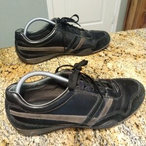 STEVE MADDEN MEN'S LACE UP BLACK OXFORDS SIZE 10 KAPER